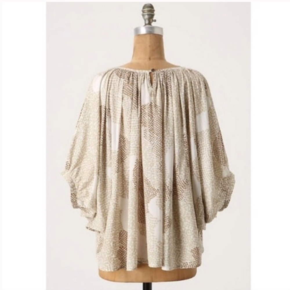 Anthropologie Maeve Coeurs Heart Cotton Blouse - Picture 11 of 11